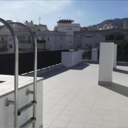 Modern Wave Escape Apartment With Private Parking And Rooftop Pool By Namaste Elite Torremolinos Extérieur photo